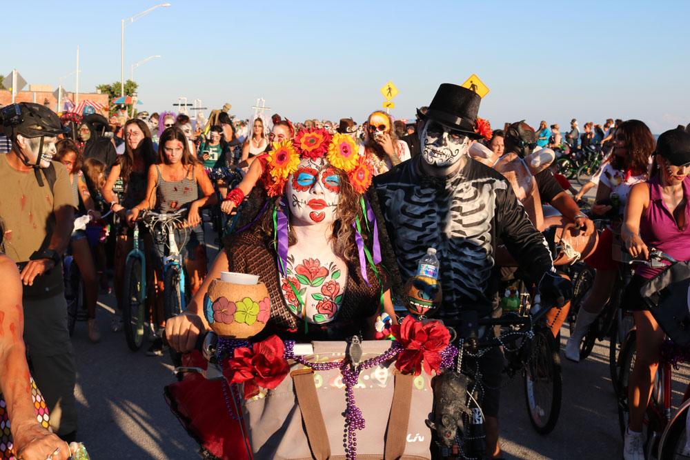 Zombie Bike Ride 2018 photo - Duval Street, Key West